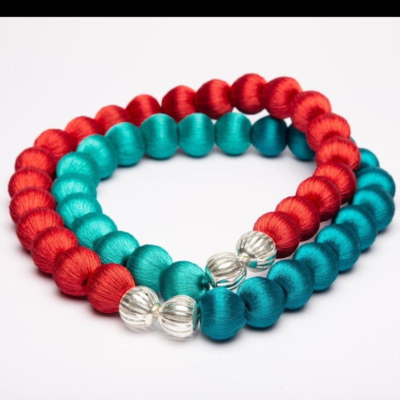 Collar Bolitas - Tejido