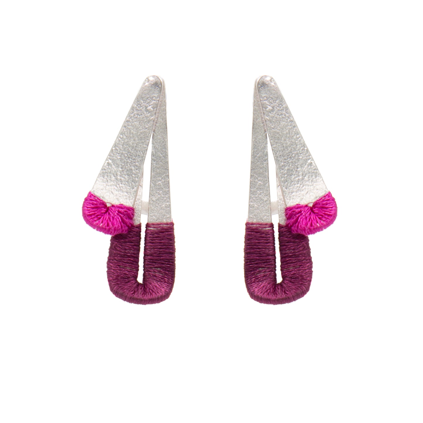 Aretes Alas Dúo Tejido