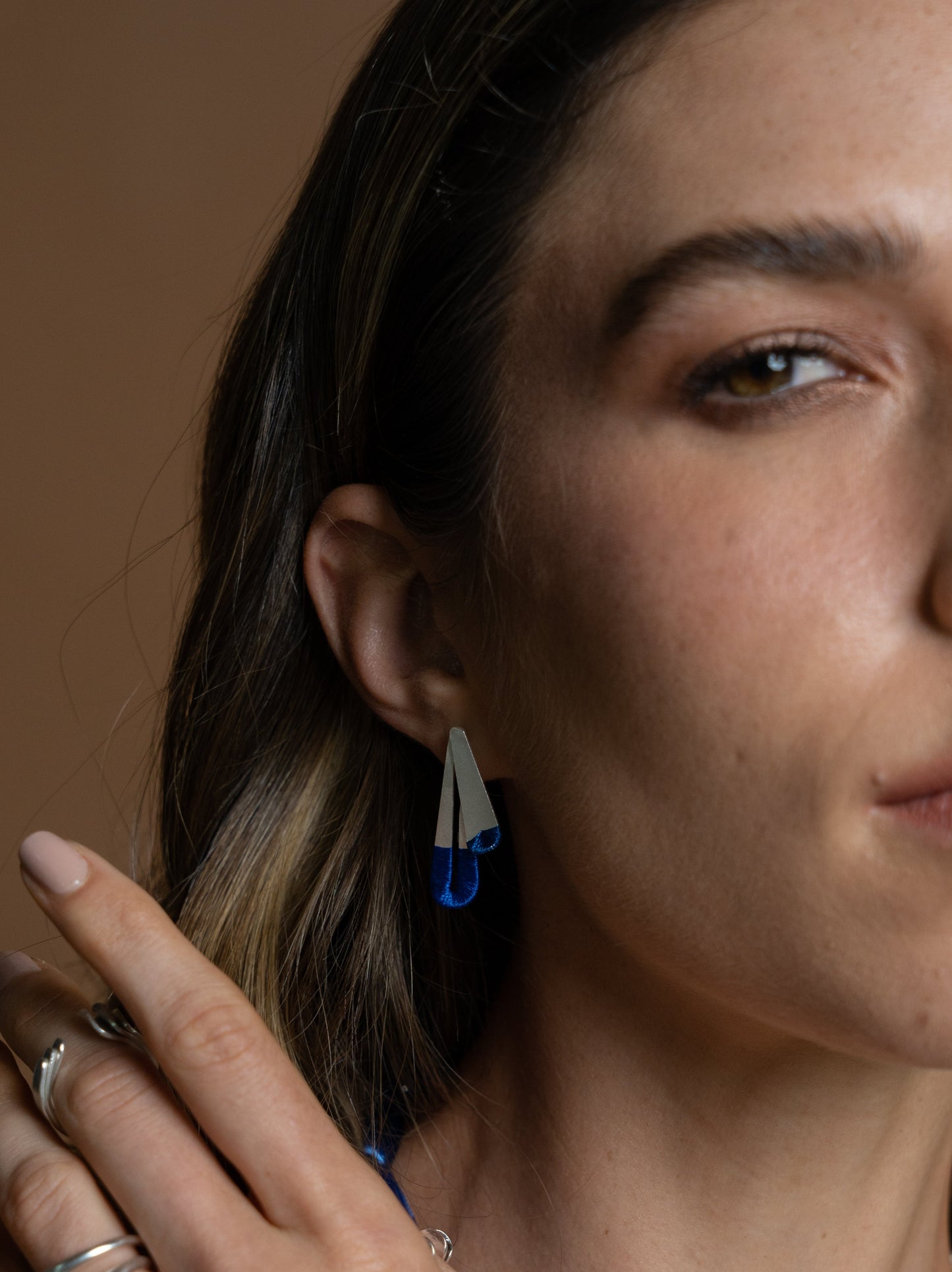Aretes Alas Dúo Tejido
