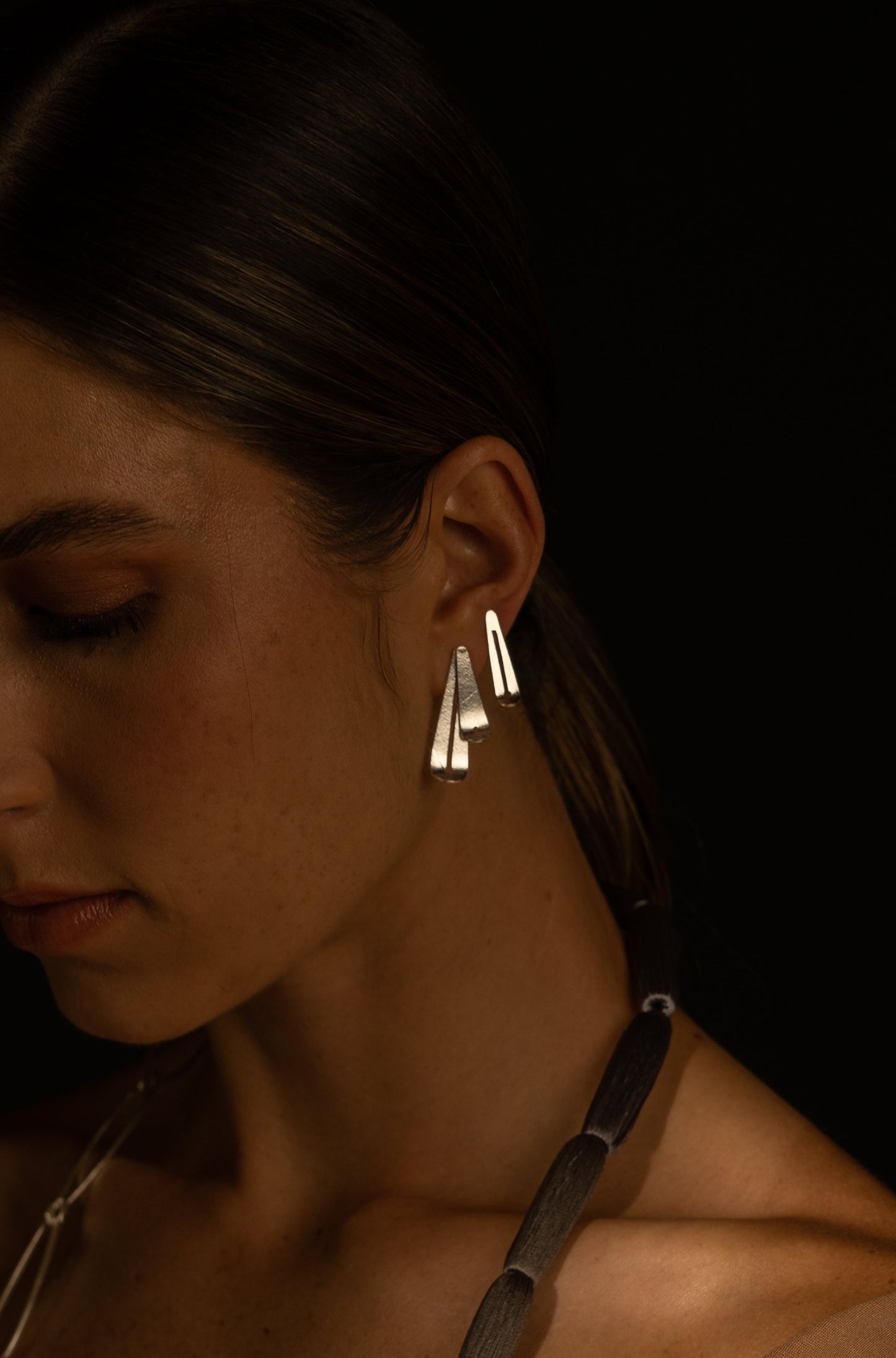 Aretes Alas Dúo Tejido