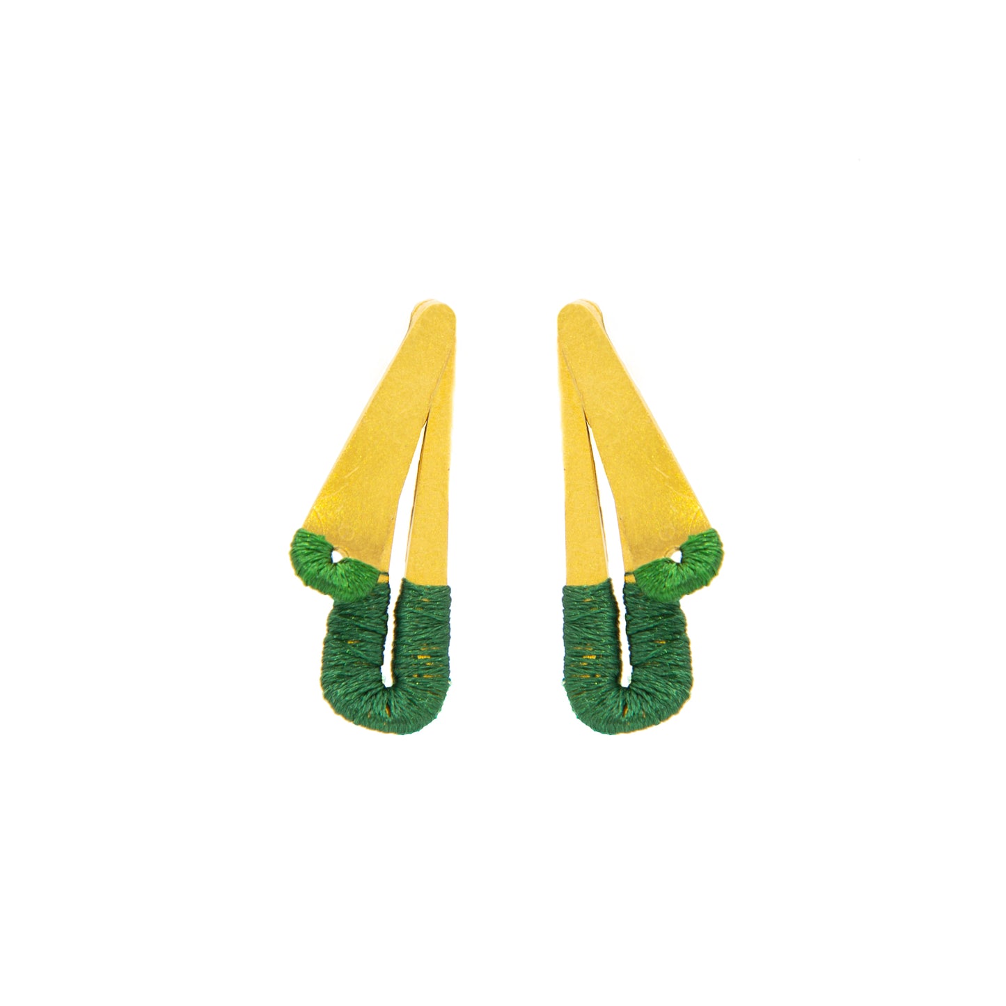 Aretes Alas Dúo Tejido