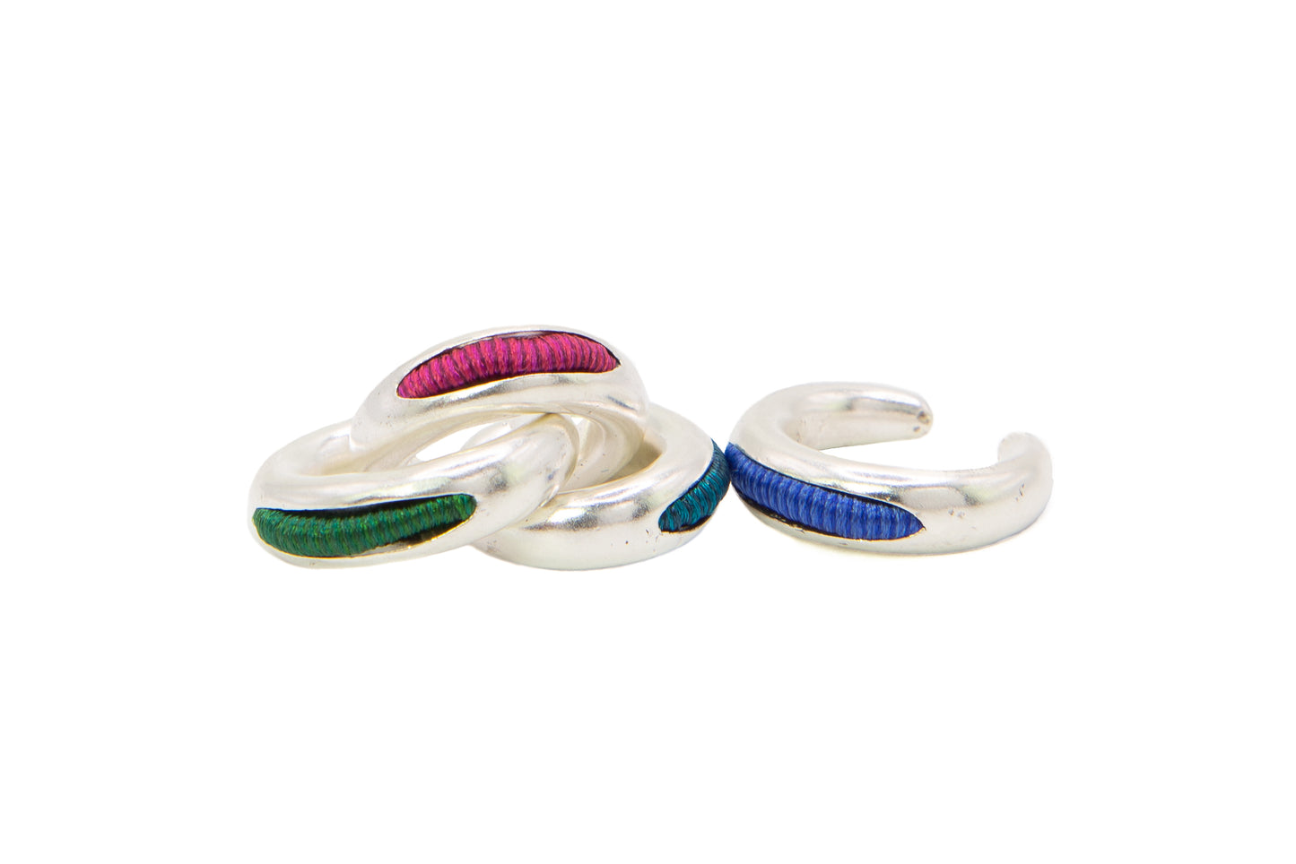 Earcuff picos mini - Tejido