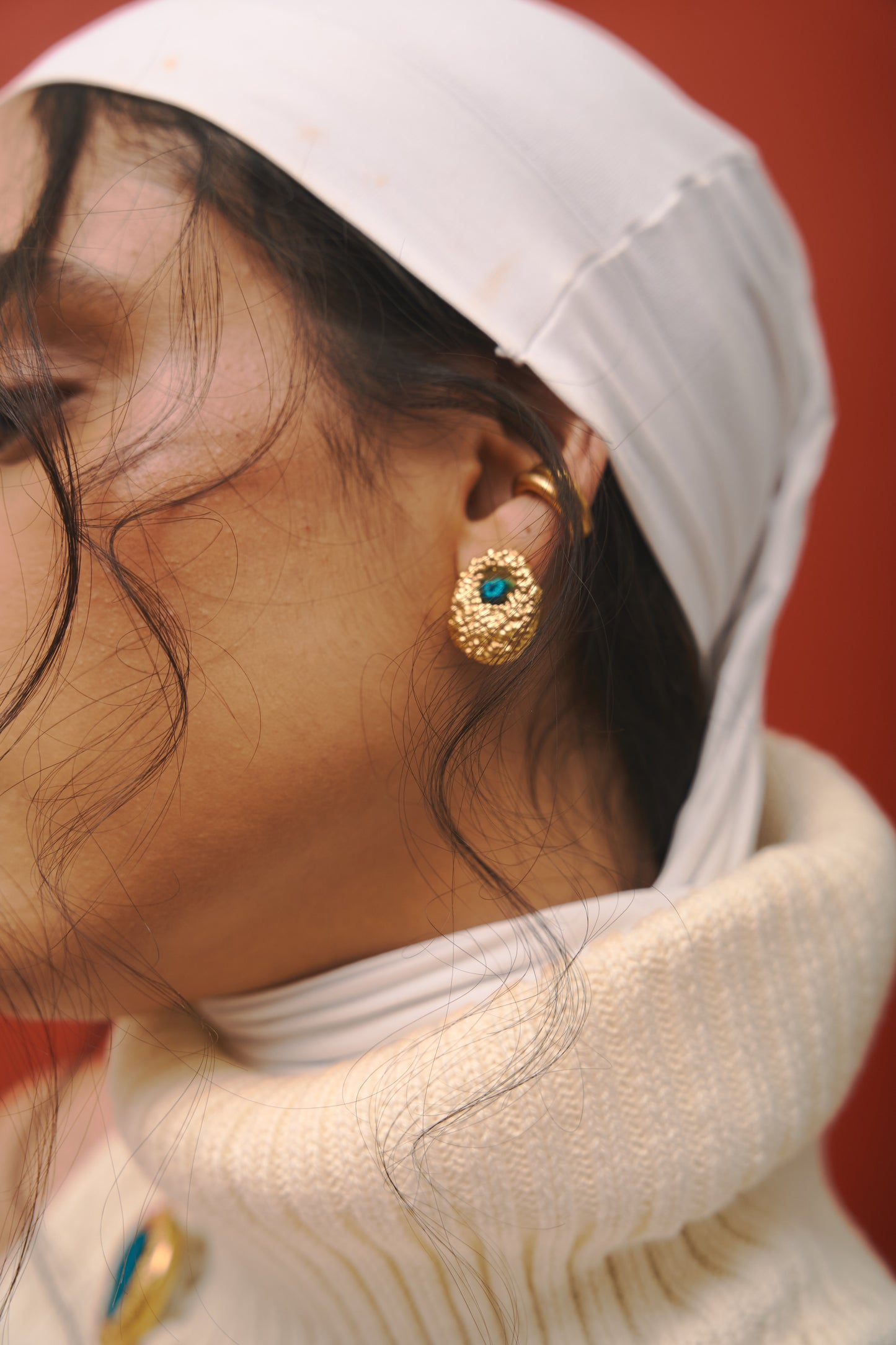 Arete Mini Junticos Dorados