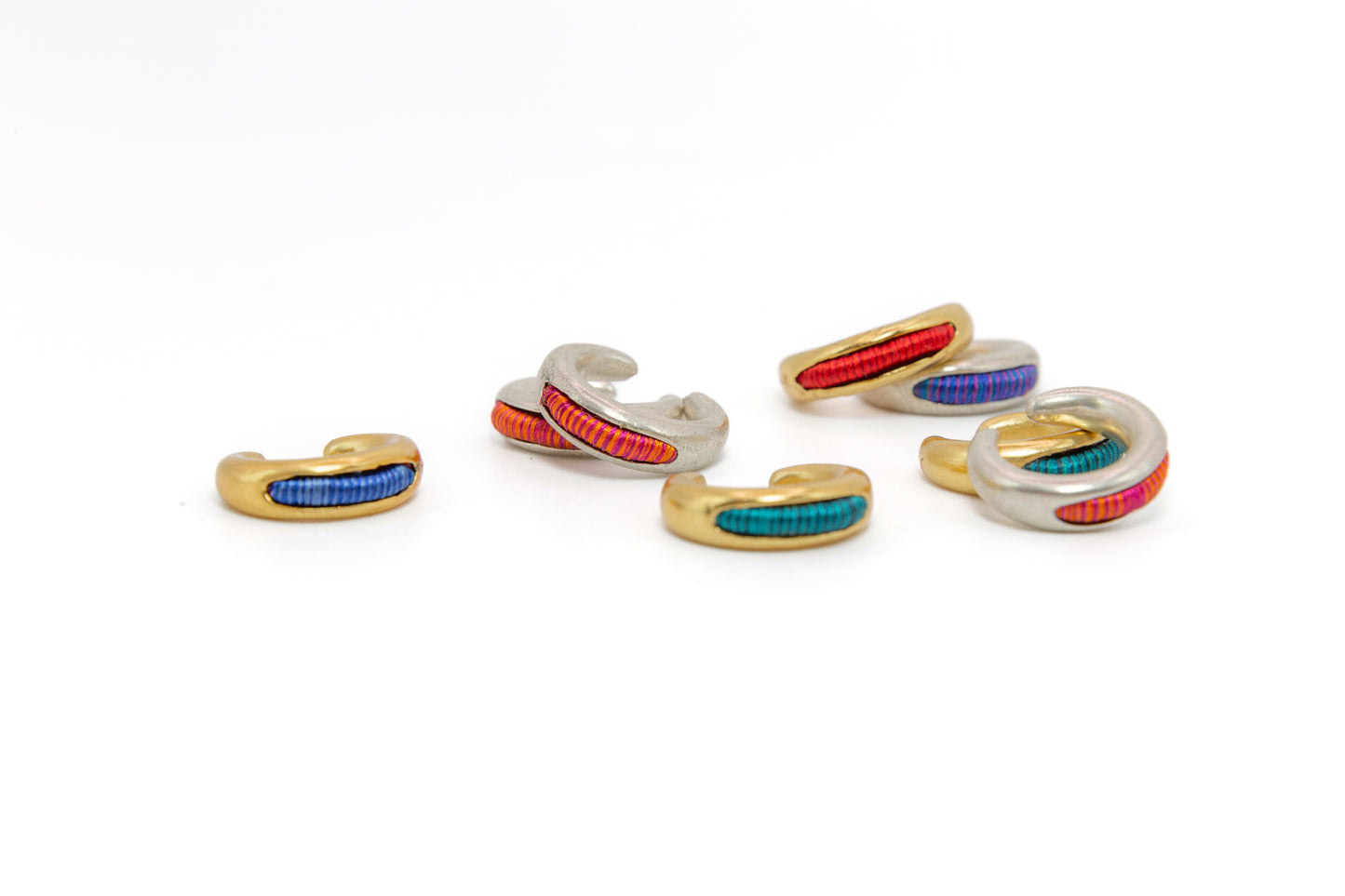 Earcuff picos mini - Tejido