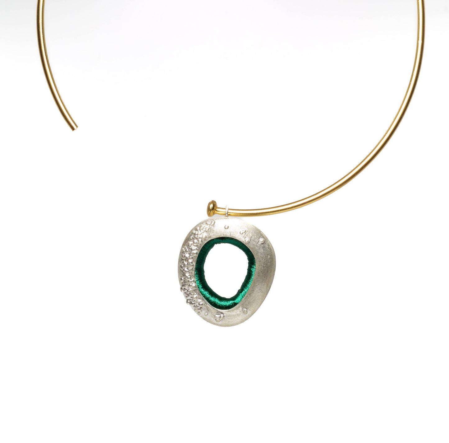 Choker nucleo Plata + Dorado