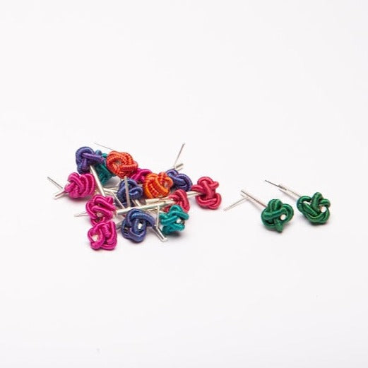 Tangle Stick Earrings - Woven