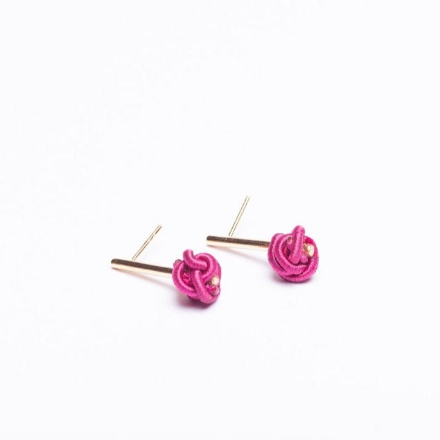 Tangle Stick Earrings - Woven