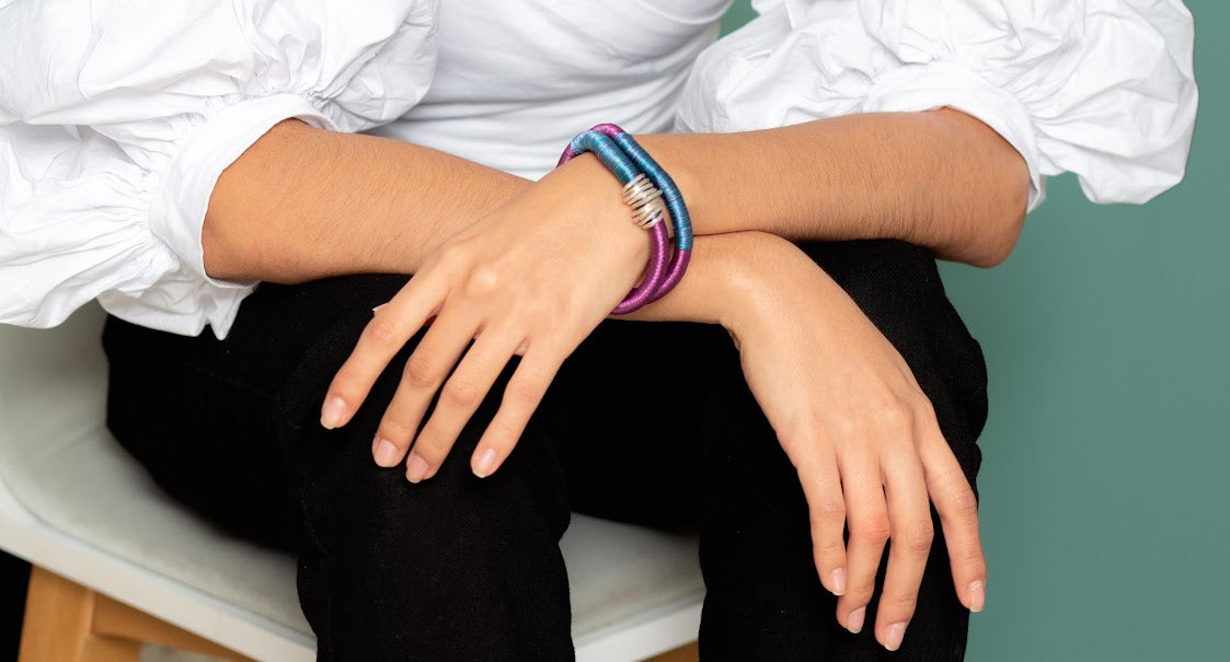 Brazalete Duo - Tejido