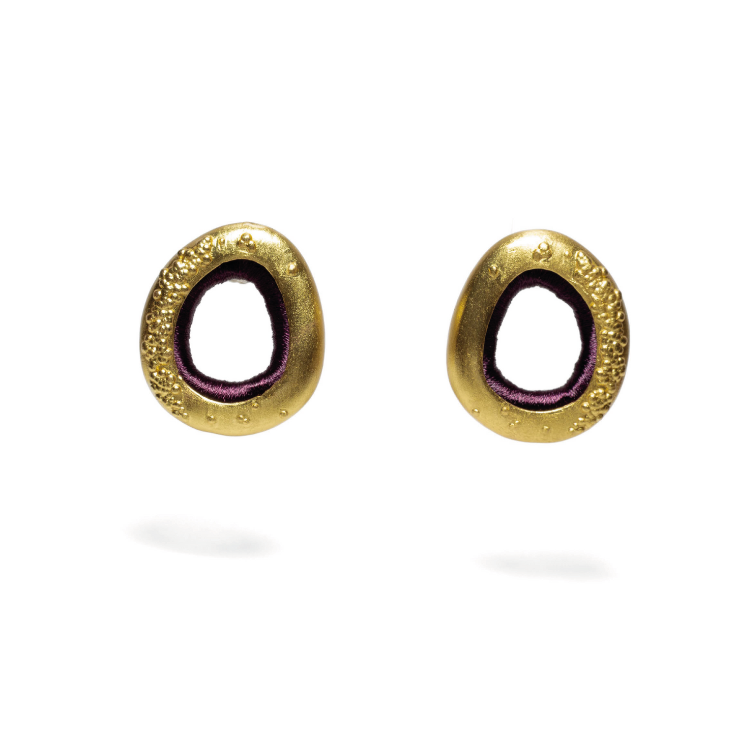 Arete Maxi Juntos . Dorado