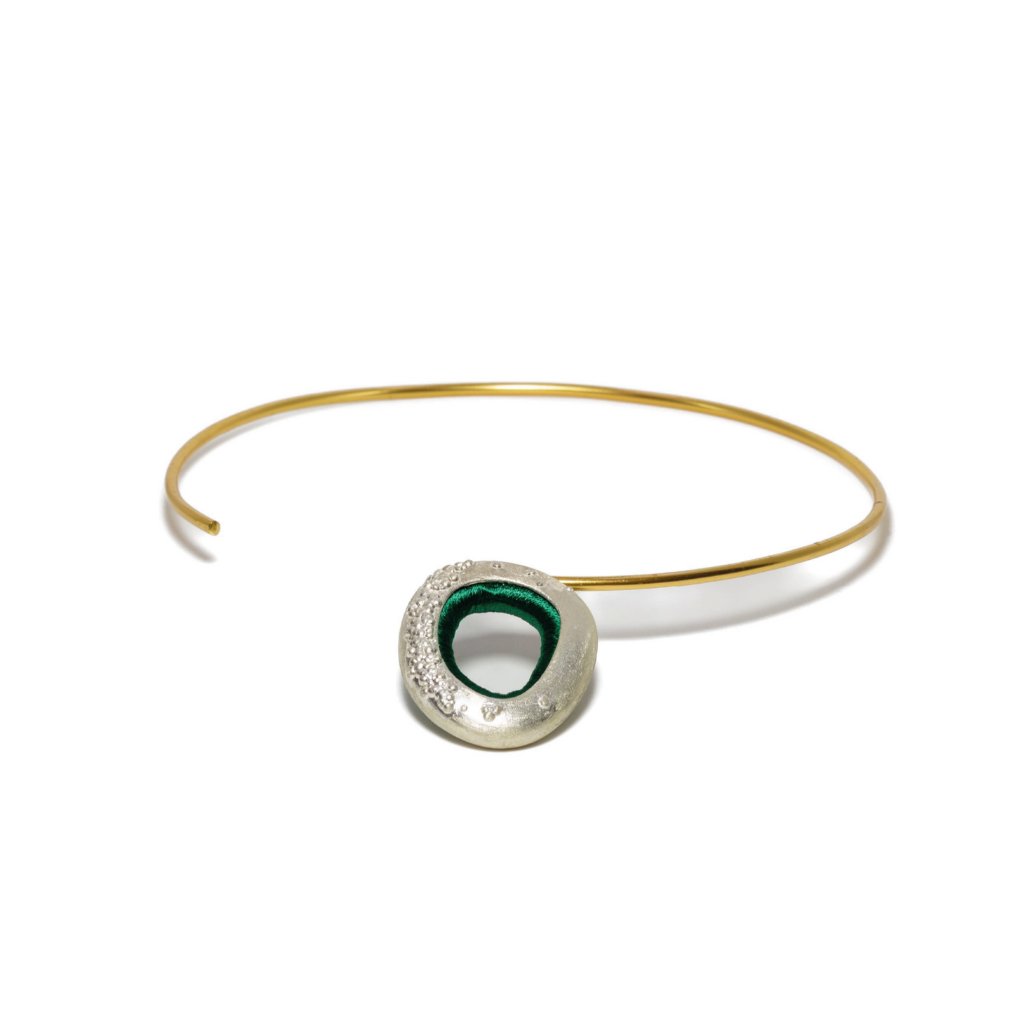 Choker nucleo Plata + Dorado