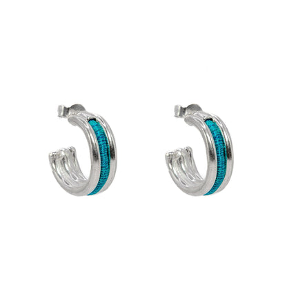Aretes Enredo Duo mini - Tejido