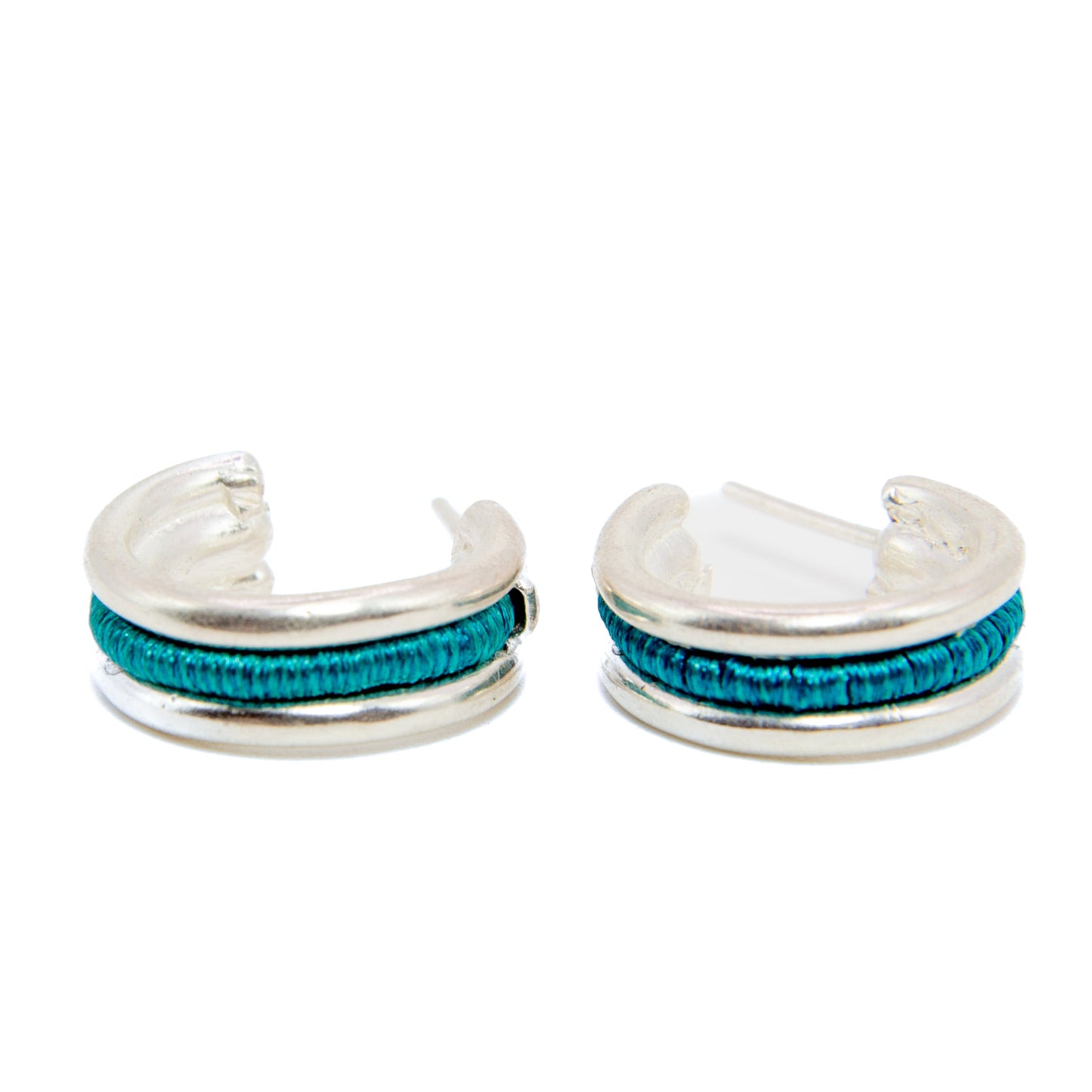 Aretes Enredo Duo mini - Tejido