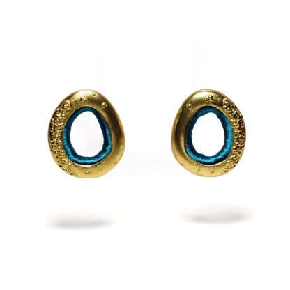 Aretes Maxi Juntos Dorado