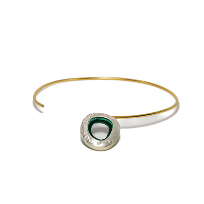 Choker nucleo Plata + Dorado
